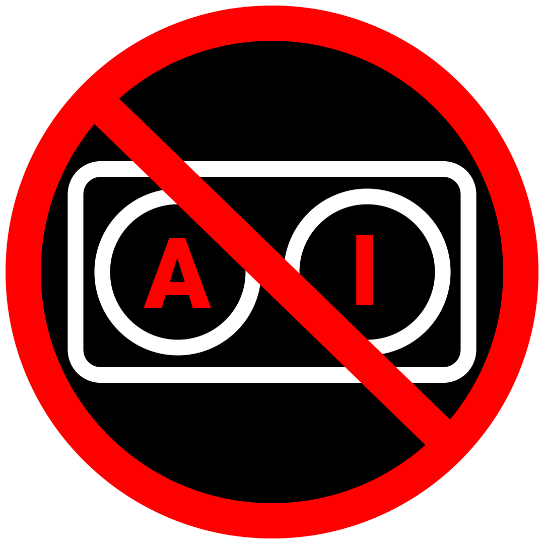 AI FREE Ban Logo